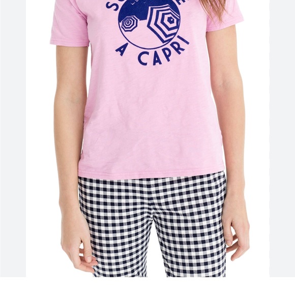 J. CREW “Sul Mare a Capri” T-Shirt / Size Small - Picture 3 of 5